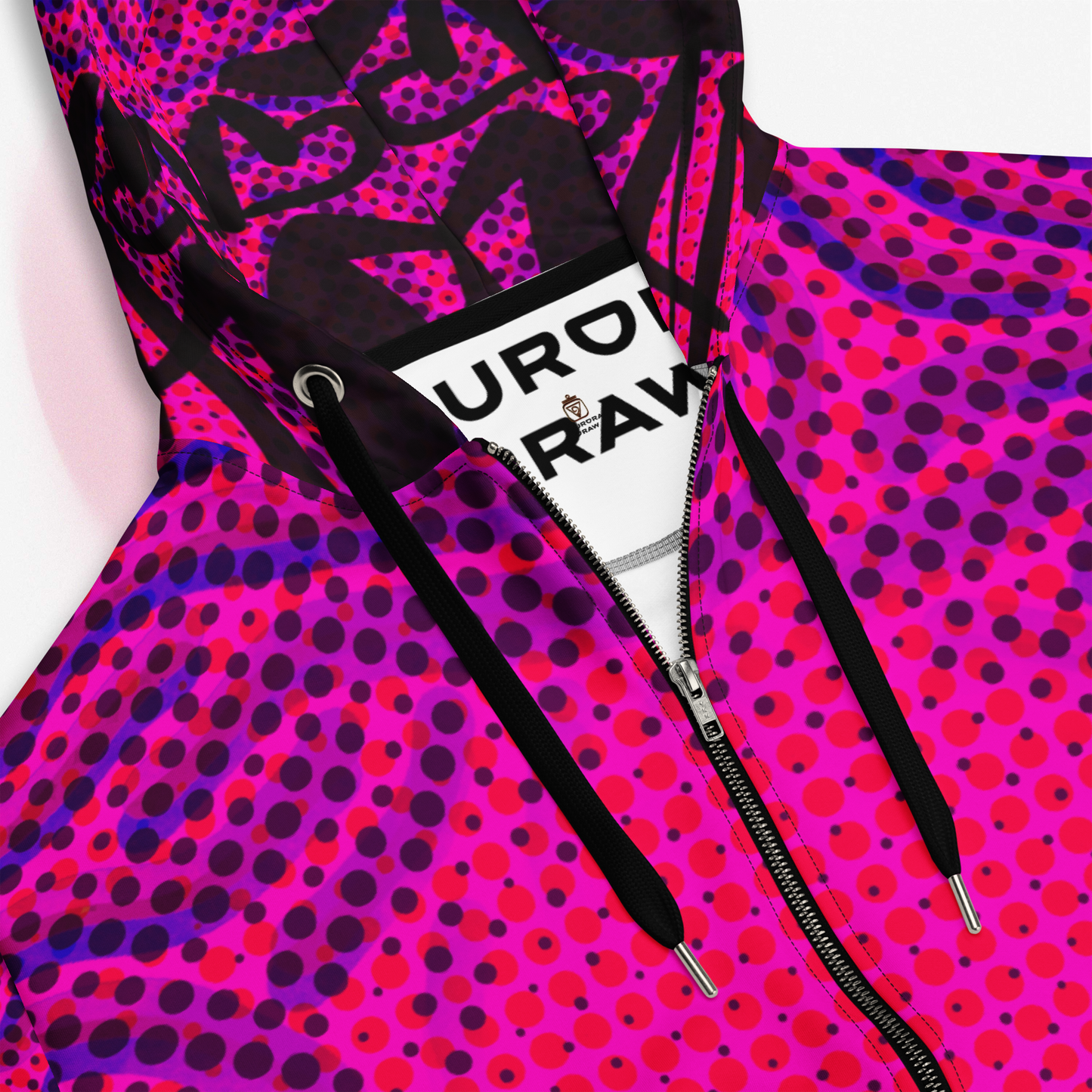 Sudadera con capucha y cremallera unisex